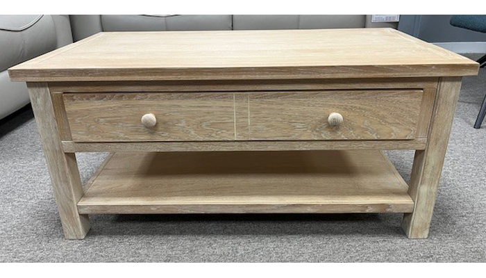 Drawered Coffee Table in Oak