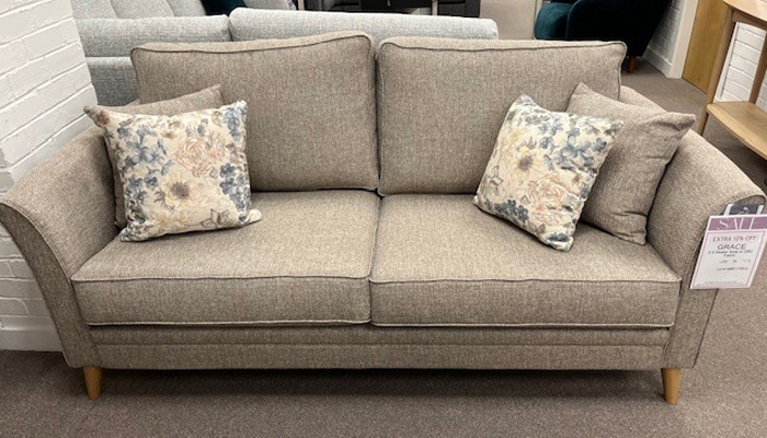 Grace 2.5 Seater Sofa and Armchair Plus 5 x Scatters