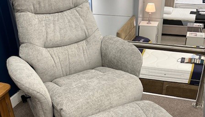 Swivel Recliner Chair and Stool Set