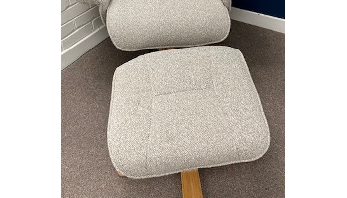 Swivel Recliner Chair and Stool Set