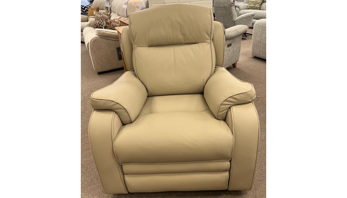 Boston Leather Power Recliner Chair