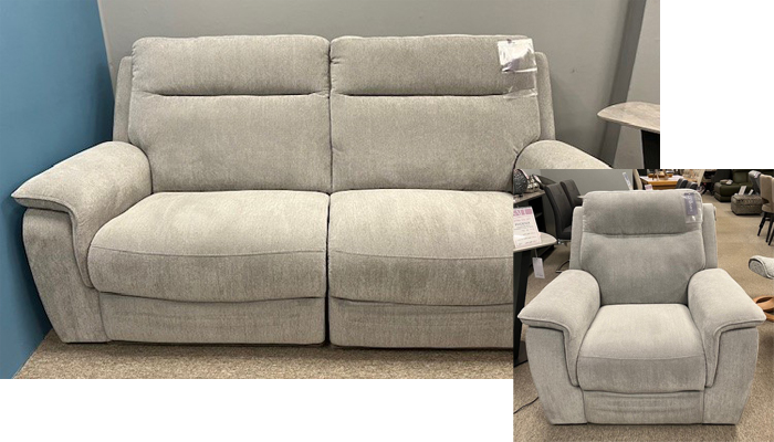 3 Seater Double Power Recliner And Power Recliner Chair