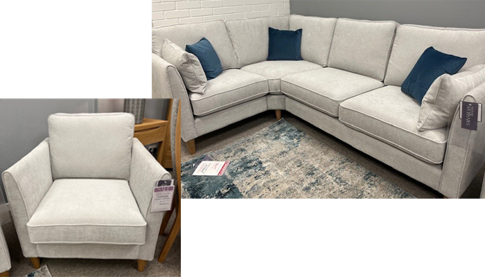 Camden 1.7m X 2.5m Compact Corner Unit And Armchair