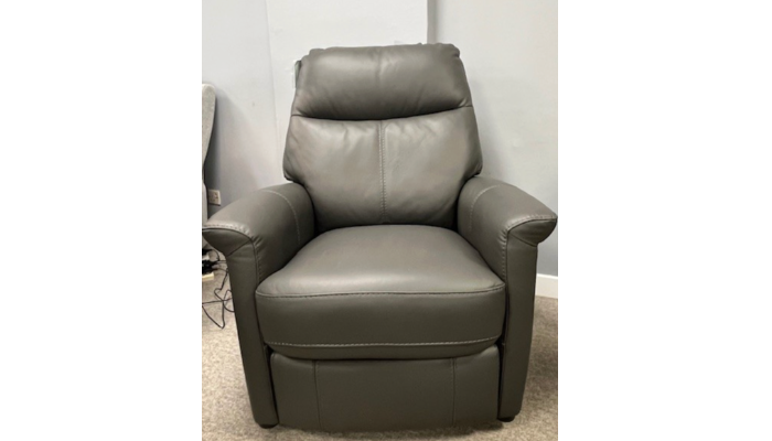 In Full Slate Grey Leather