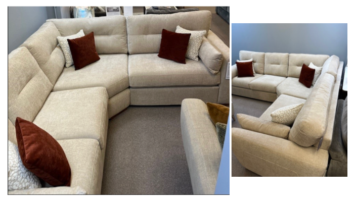 2.75m X 2.4m Lille Beige Fabric 